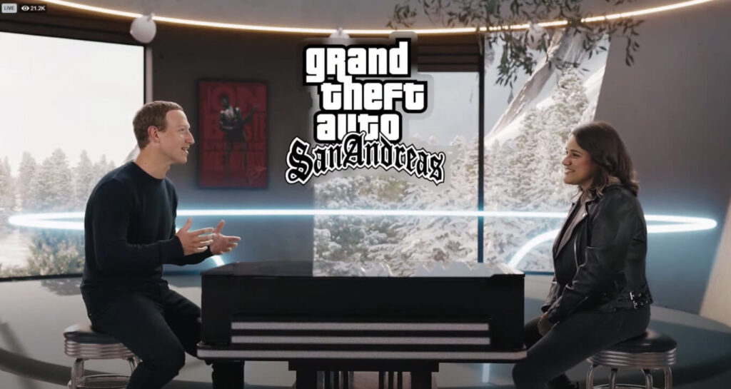 GTA San Andreas at Meta Connect 2021